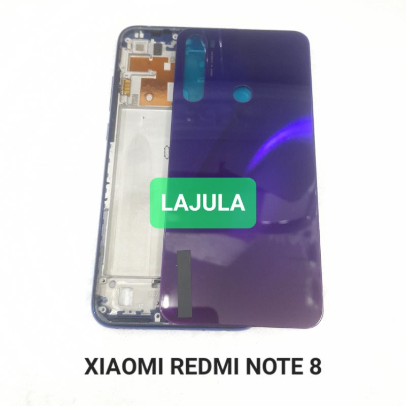 kesing housing casing full set xiaomi redmi note 8 bezel frame + backdoor