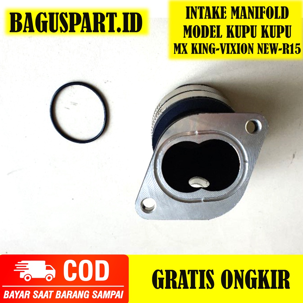 INTAKE MANIFOLD MX KING VIXION NEW R15 V2 MODEL KUPU KUPU