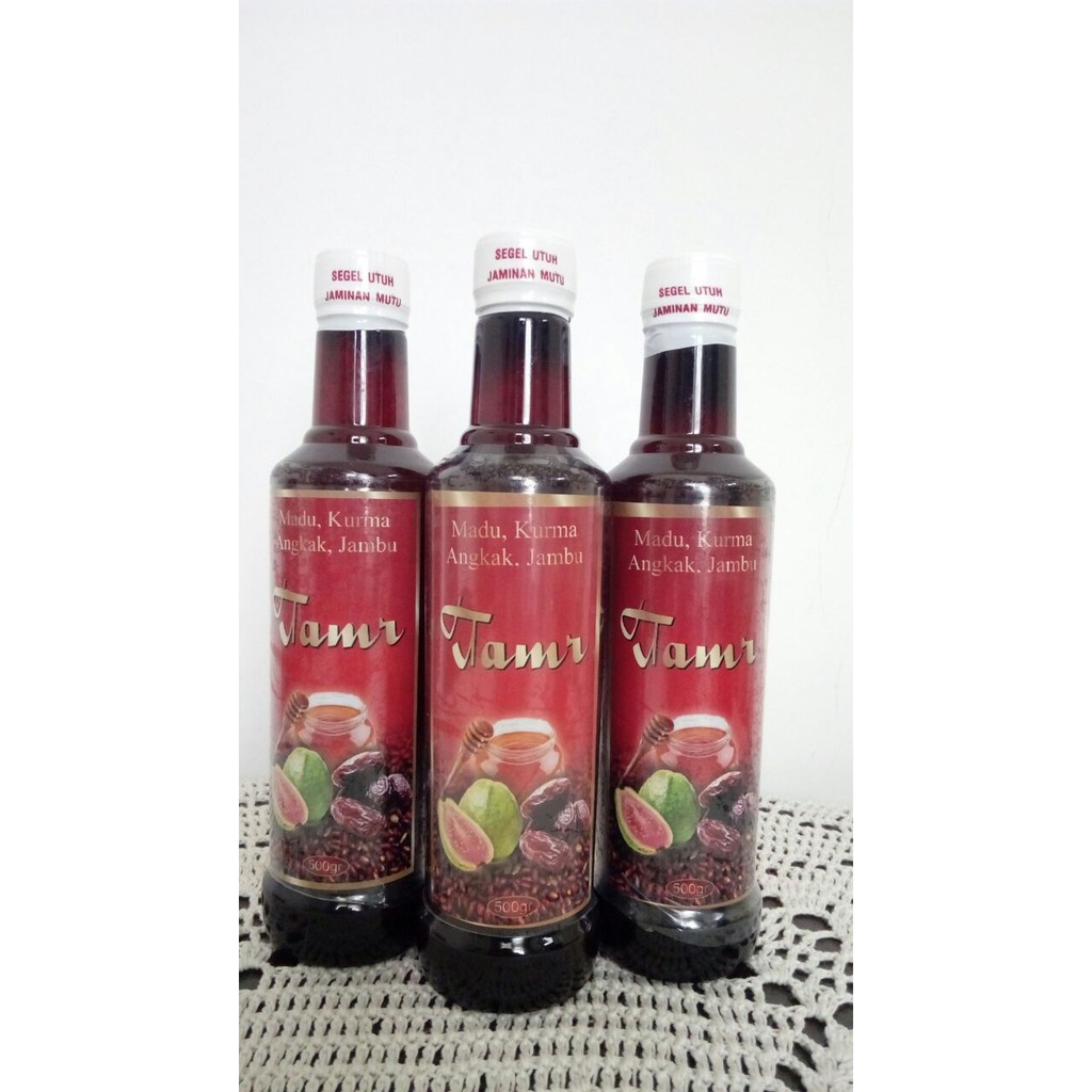 

Sari Kurma Madu Angkak Jambu Biji Bin Djened 500GR Sari Kurma Tamr Angkak Madu Jambu