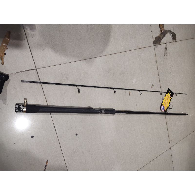 joran pancing tornado twist II solid carbon ring fuji 165 180 cm
