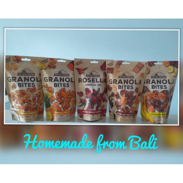 East Bali Cashew Granola Bites 125gr ( KIRIM DR BALI ...