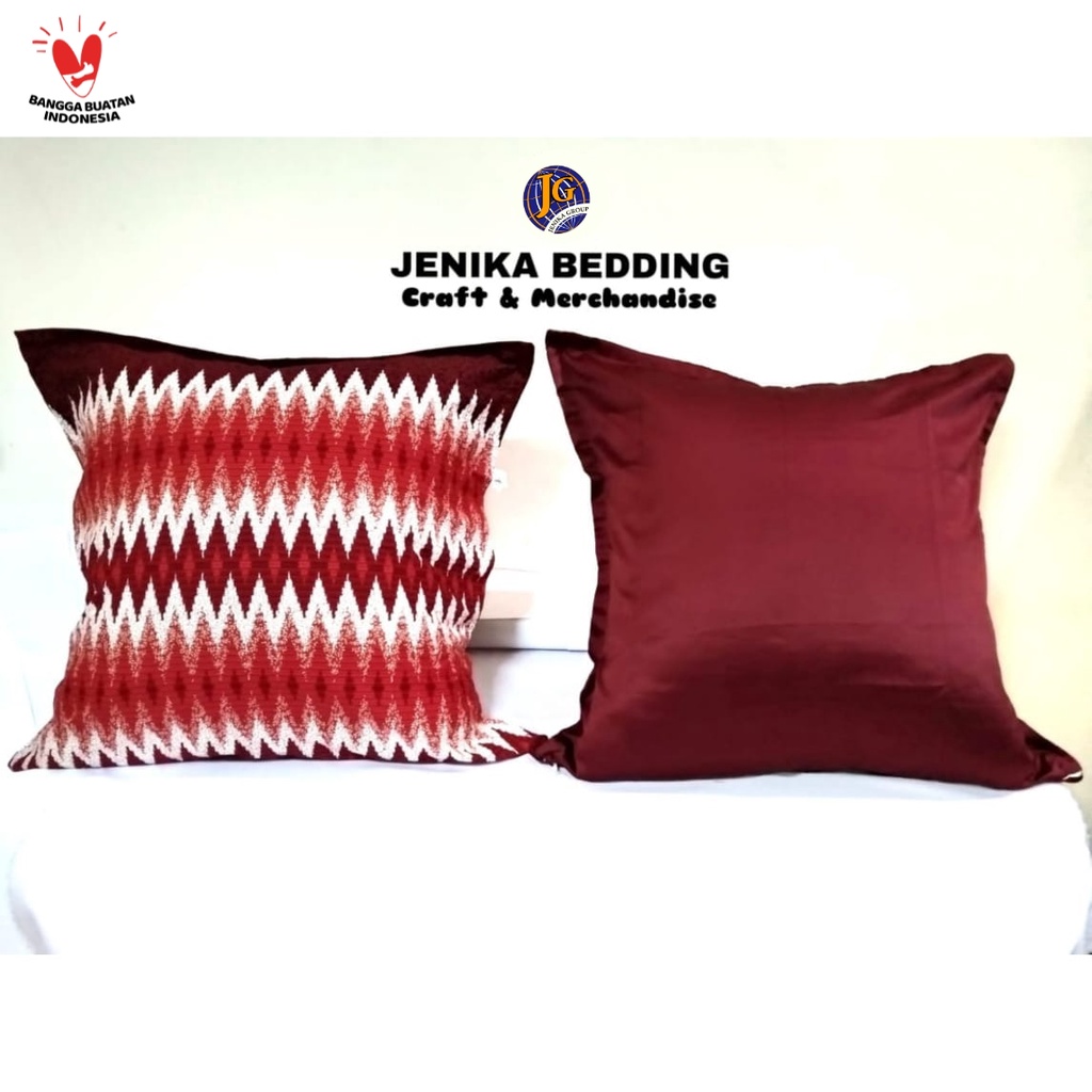 Set Sarung Bantal Sofa (2pcs) Motif Batik Uk. 60x60cm