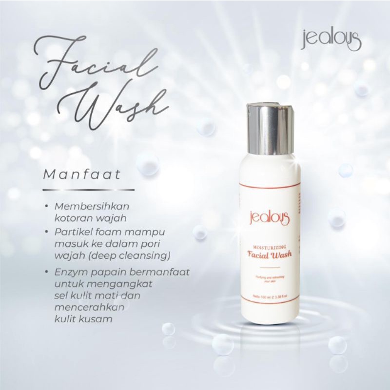 jealous facial wash