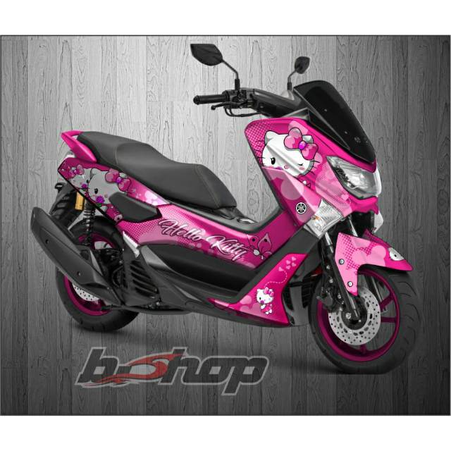 Sticker Decal NMAX Hello Kitty pink