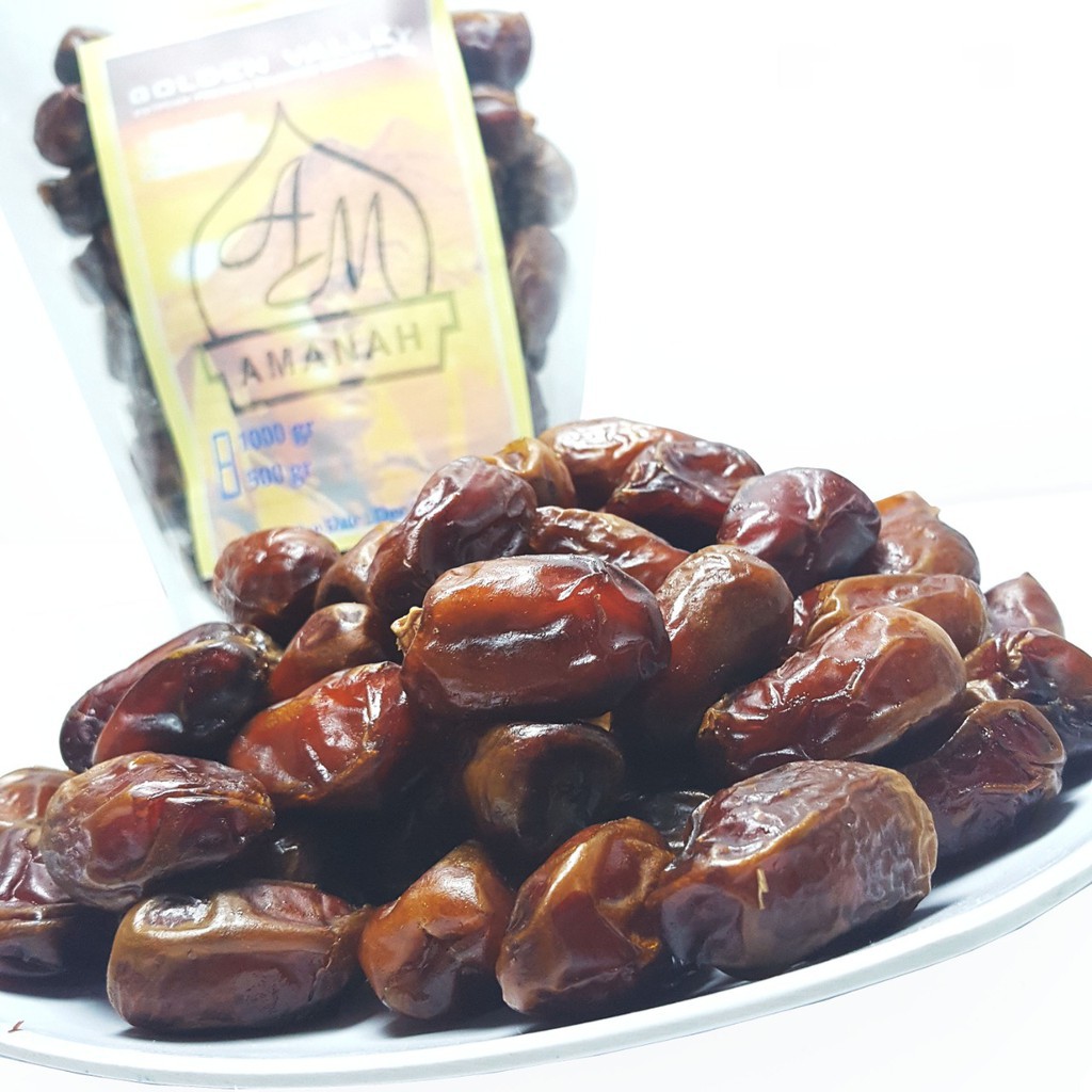 

Kurma Mesir Golden Valley Original 1 kg/ Korma Kurma sukari sukkari sukary Basah Curah/ Gizza Pyram