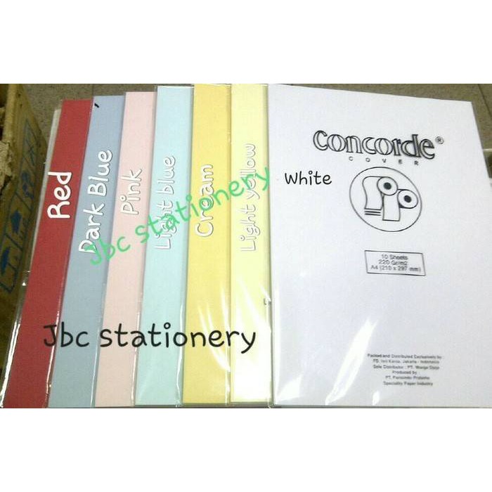 

PROMO - KERTAS CONCORDE 220 GR KERTAS HVS