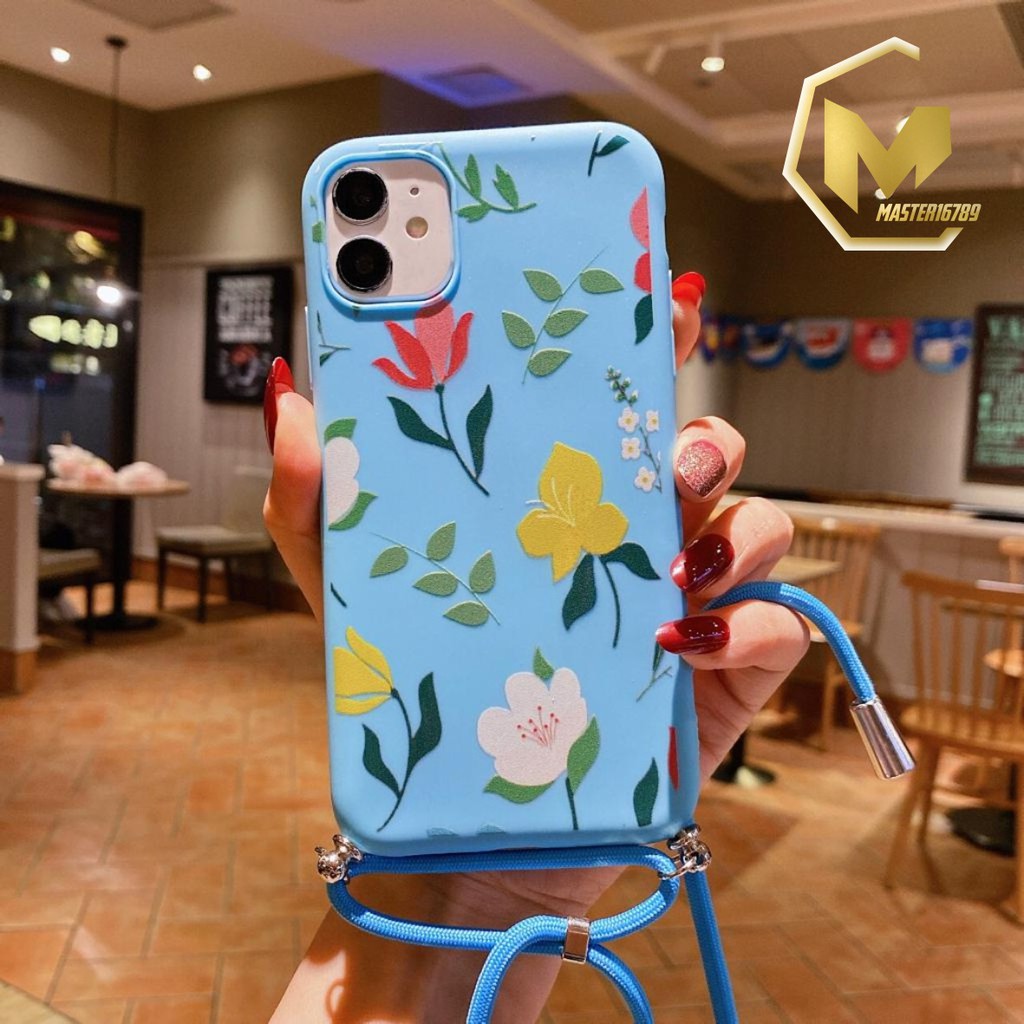 SS179 CASE SLINGCASE LANYARD BUNGA OPPO A1K A37 NEO 9 A71 A83 A39 A57 F7 F5 YOUTH MA1203