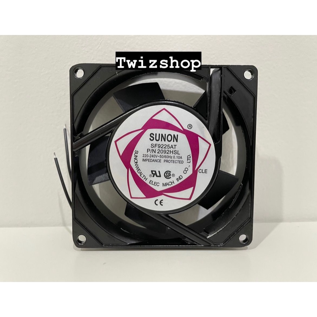 Kipas AC 220V 9x9 cm / Fan AC 220 Volt 9 cm tebal 2.5 cm Fan AC 220V