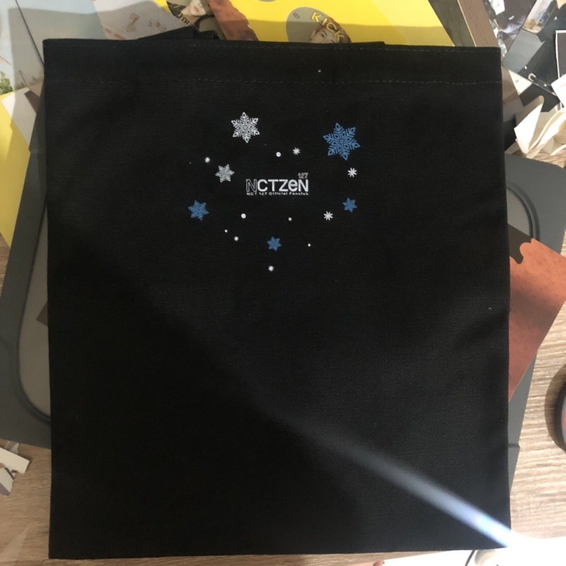 nct 127 winter fanmeeting wfm eco bag photocard pc jaehyun taeyong