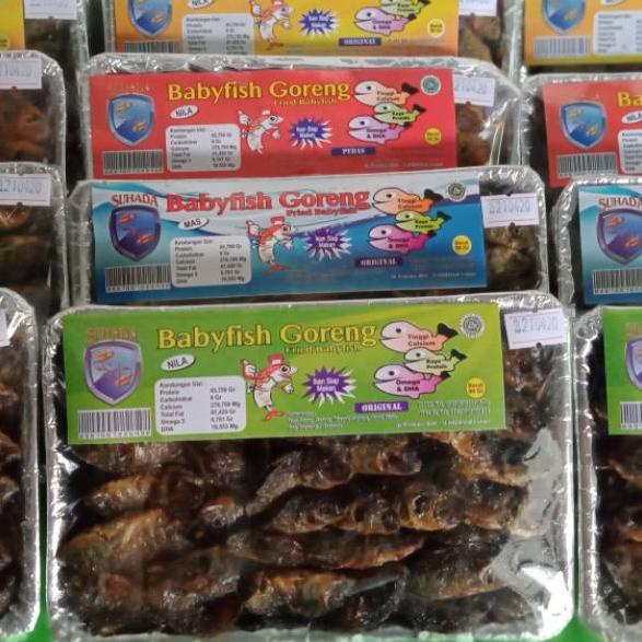 

AKZC Makanan siap santap (babyfish crishpy) ikan balita goreng makanan khas cianjur 890GMYR