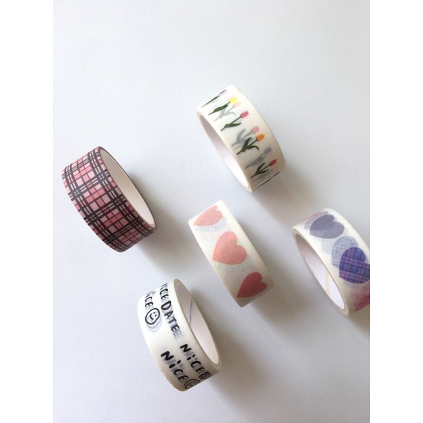 

Washi Tape Love Nice Day | Tempelan Jurnal | Selotip Kertas