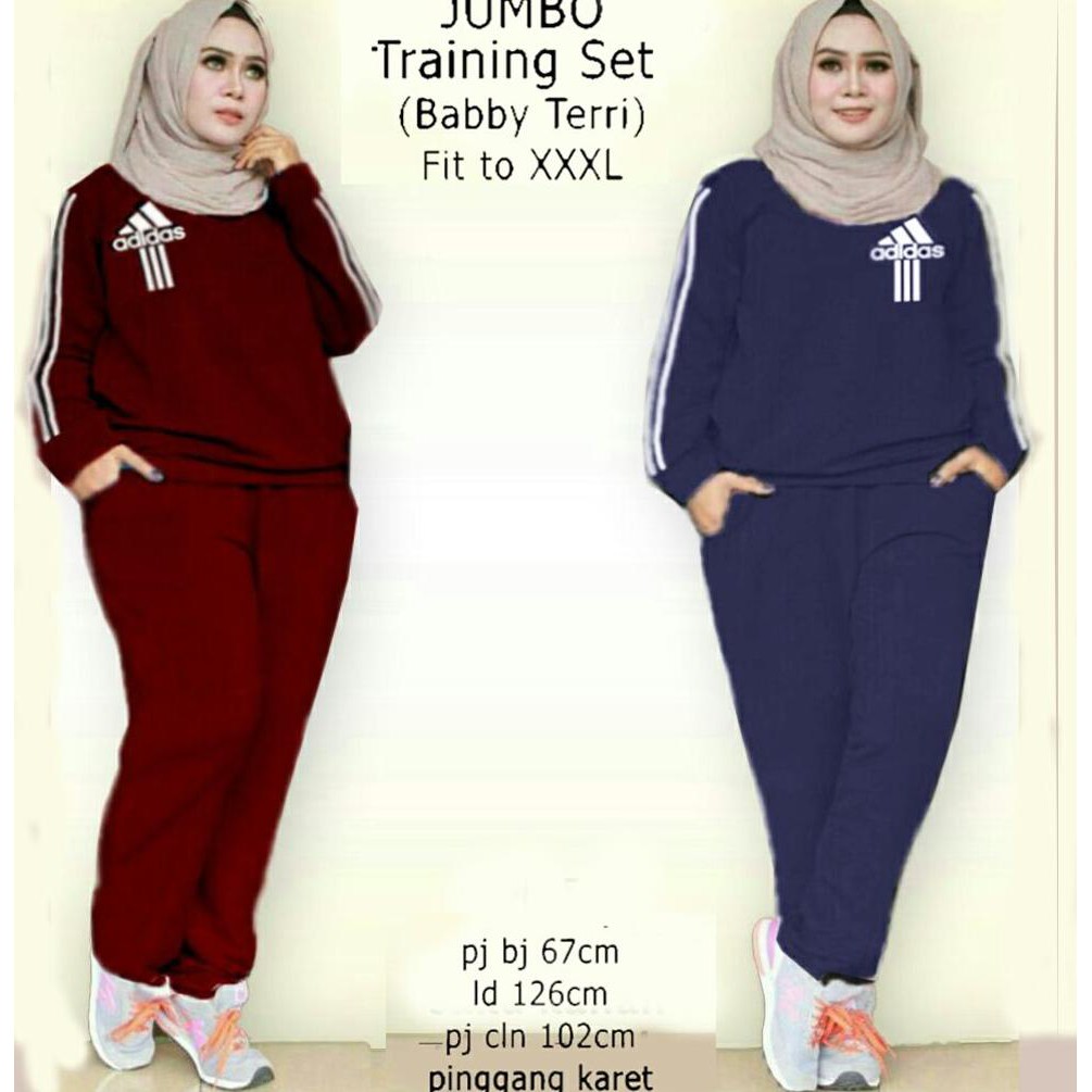 A3 CN 65212- JUMBO TRAINING SET  XXXL SETELAN TRAINING BAJU OLAHRAGA BIG SIZE JUMBO BESAR BAJU