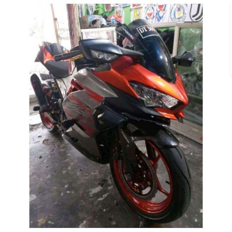 Spion Model Ninja ZX10R Ninja 250FI R25 - R15 - CBR 150 - 250 - GSX - DLL Plus Packingan Buuble Warp + kardus paking aman