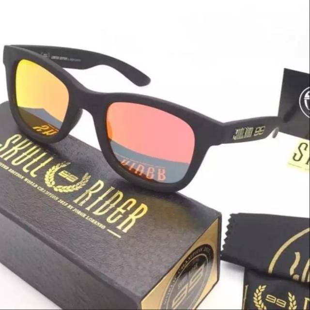 Kacamata pria wanita skull rider