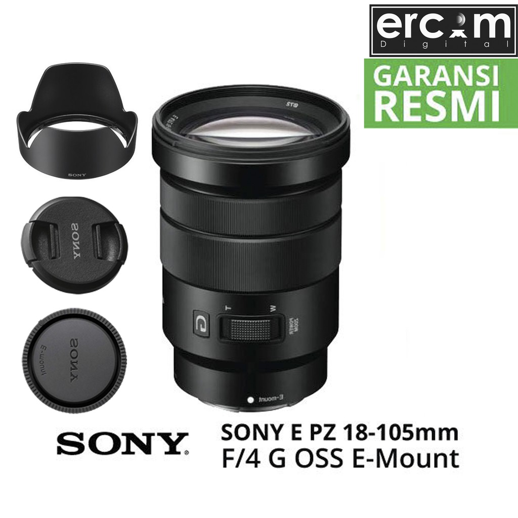 Lensa Sony E Mount Pz 18 105mm F4 G Oss New Garansi Resmi Sony Shopee Indonesia