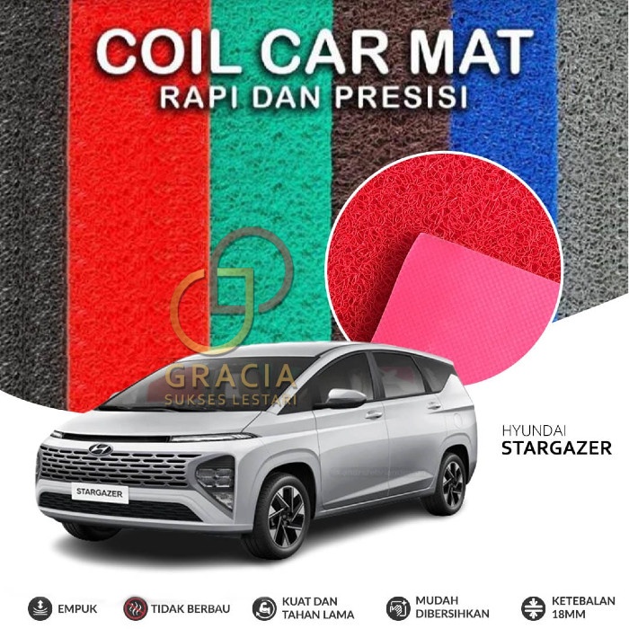 Karpet Mobil Premium HYUNDAI STARGAZER Mie Bihun 1 Warna