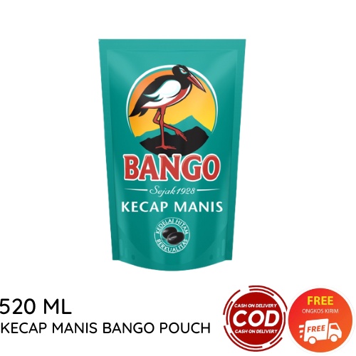 KECAP MANIS BANGO POUCH 520 ML