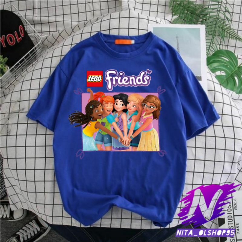 baju Lego friends kaos anak Lego friend karakter terbaru