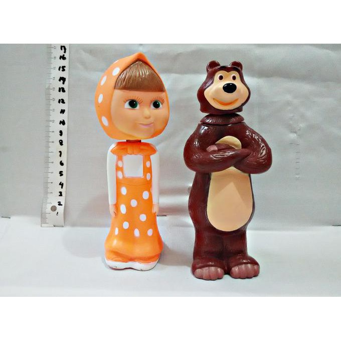 Dori - Dori ( Boneka Kepala Goyang ) Marsha and The Bear