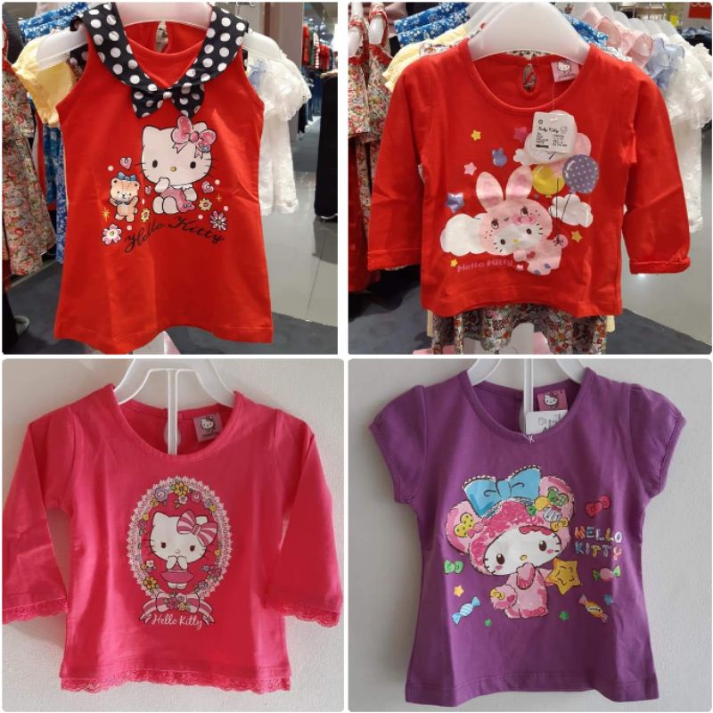 RF Hello kitty kaos dan dress baby 1-2 thn