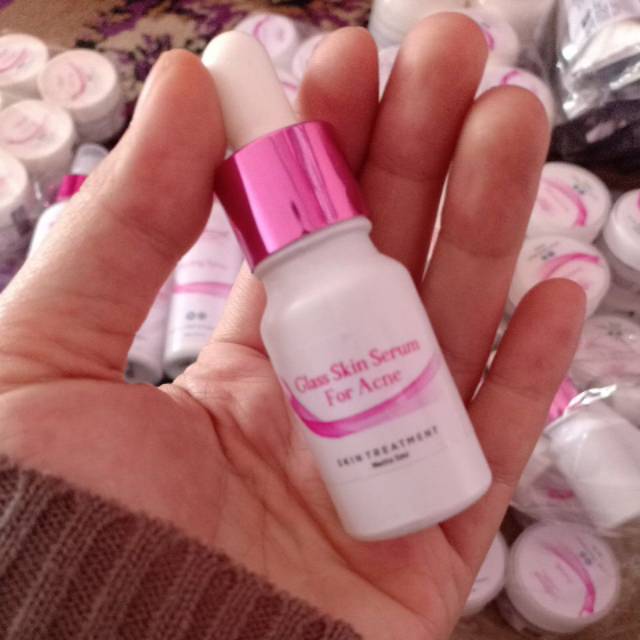 Original Glaskin acne (serum totol jerawat) Premium Kekinian