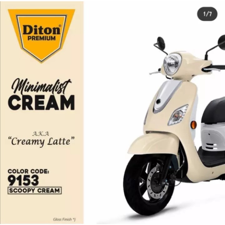 DITON PREMIUM PUTIH SUSU / SCOOPY CREAM 9153 / CAT SEMPROT