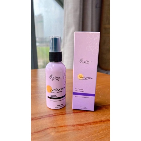 EGLOW SUNSCREEN SPRAY| EGLOW PLATINUM ORI 100% | SUNSCREEN EGLOW PLATINUM ORIGINAL