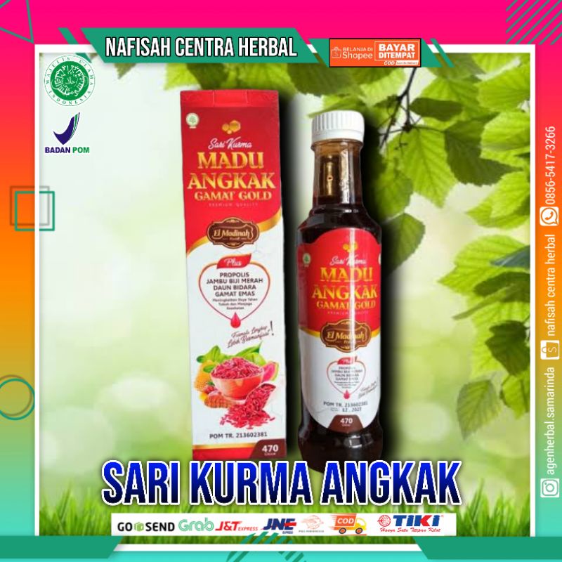 

Sari Kurma Madu Angkak Gamat Gold Elmadinah