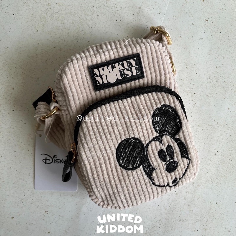 Disney Mickey Oatmeal Sling Bag by Primark
