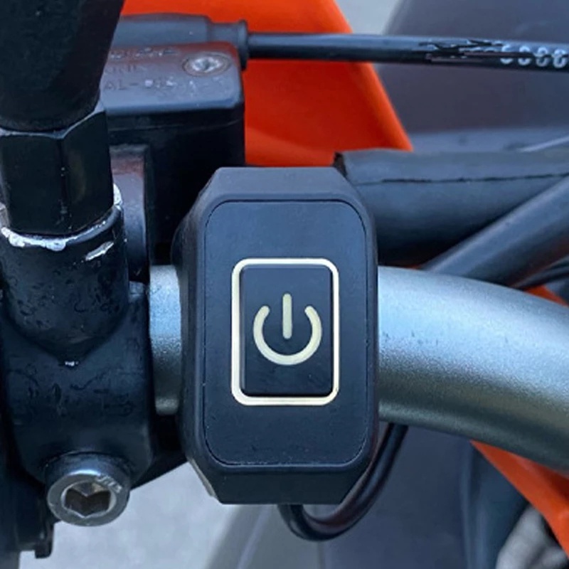 Saklar Tombol Klakson Lampu LED 22mm Anti Air Untuk Stang Motor