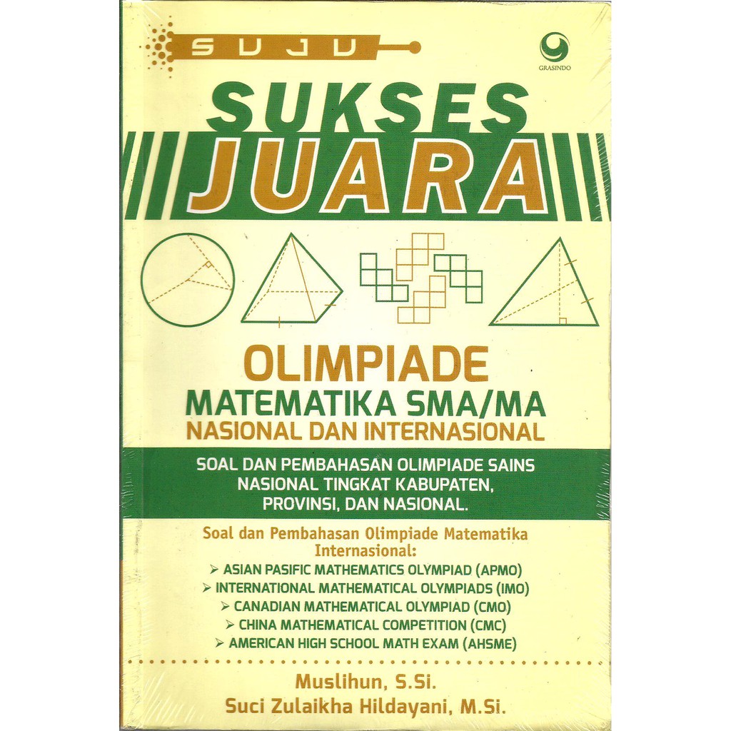 Buku Baru Asli Sukses Juara Olimpiade Matematika Sma Ma Nasional