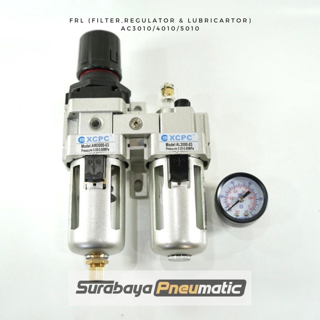 FRL - AC 5010-10 (Drat 1") - Filter Regulator Lubricator - AC5010-10