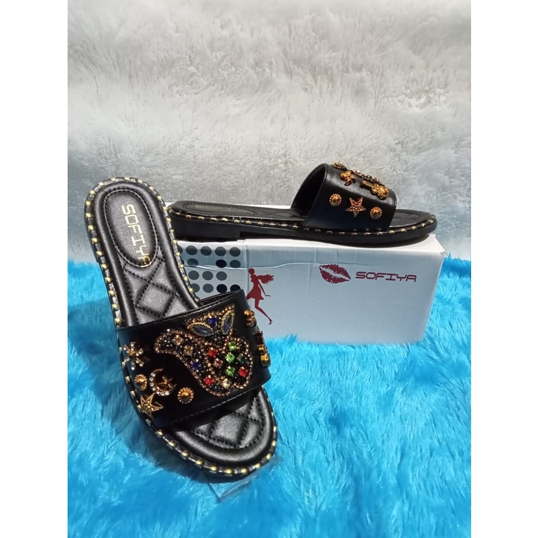 SANDAL TEPLEK SOFIYA ORIGINAL MOTIF KUCING