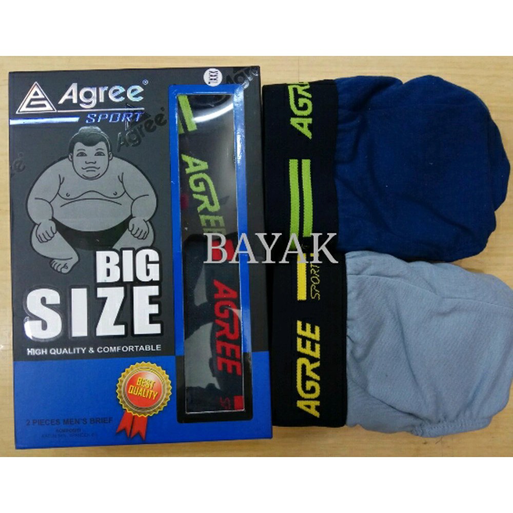 PROMO Celana dalam pria AGREE Sport big size I celana jumbo agree