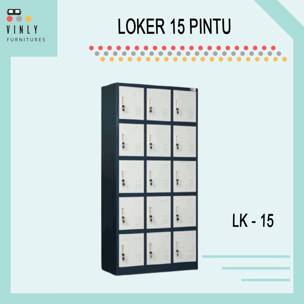 

Loker / Loker Besi / Loker Besi 15 Pintu LK15