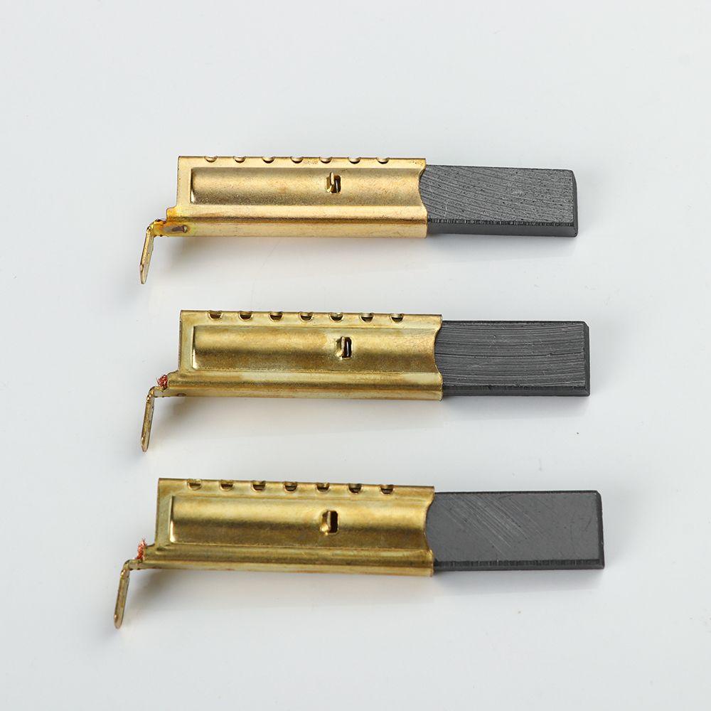 Populer1 /2/4pcs Carbon Brush Pengganti Untuk XQG60-1036E/XQG60-1026ES Industrial Vacuum Cleaner Rotary Alat Perkakas Tangan Carbon Brush Set