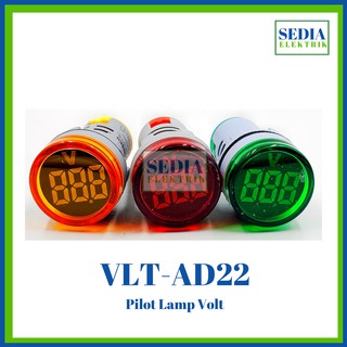 Pilot Lamp Voltmeter Digital 100A 500V Dia 22mm