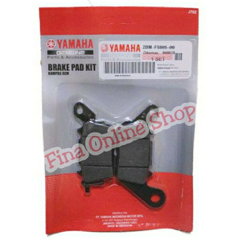 2BM-F5805-00 Kampas Rem Cakram Depan (Disk Pad) Yamaha Mio Z M3 Soul GT 125 NMax