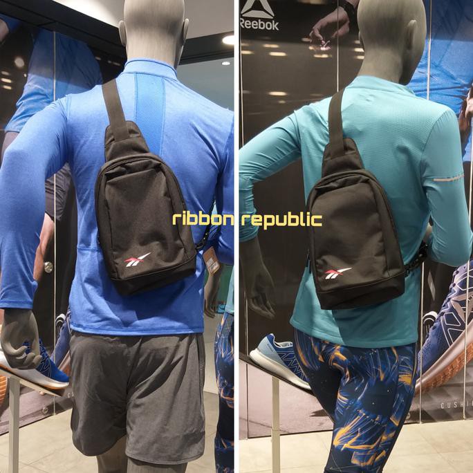 Pengiriman Cepat Tas Selempang Reebok Sling Bag Man Woman Pria Wanita Running Casual BARANG BAGUS
