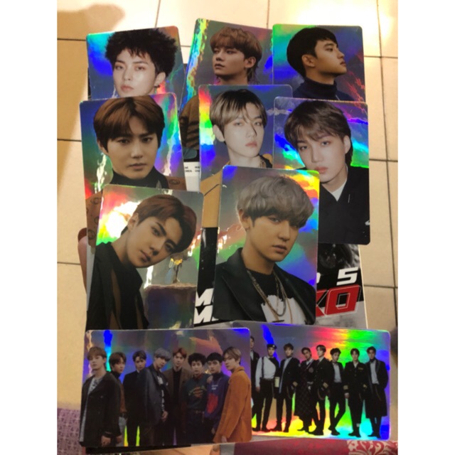 READY STOCK Exo Sticker Book & Hologram Dont Mess Up My Tempo Card Set