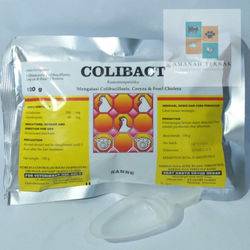 Obat Hewan Sanbe Colibact @100gr