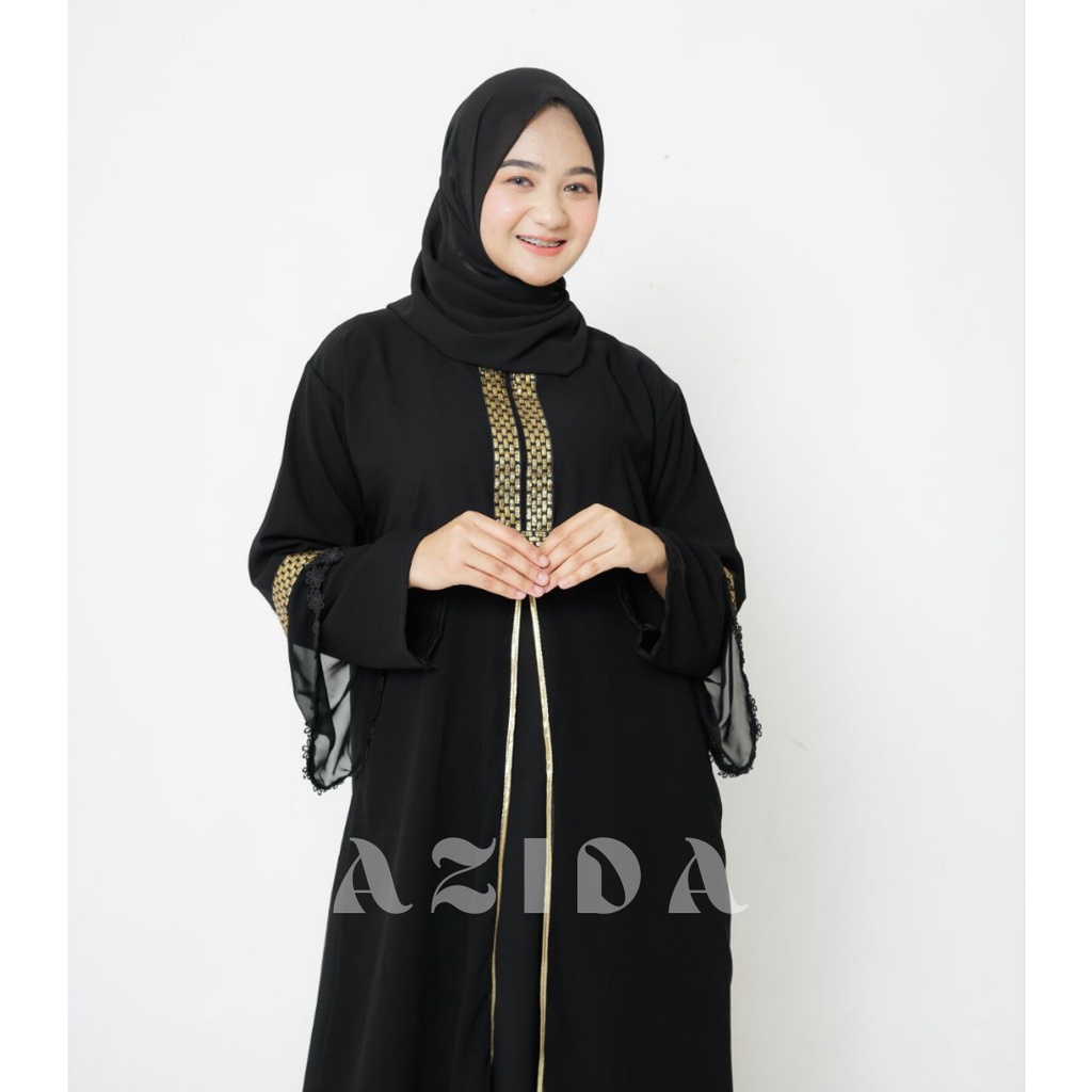 Abaya Hitam Turkey Abaya Outer Abaya Remaja Terbaru Kekinian Gamis Hitam Polos Wanita Jumbo Gamis Pe