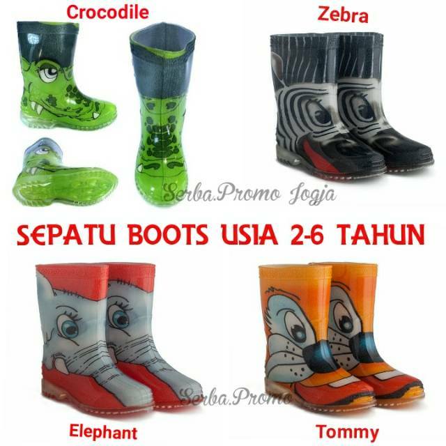 Sepatu Boots Anak AP Cars (2-6 tahun) - Sepatu Anak Boot karet