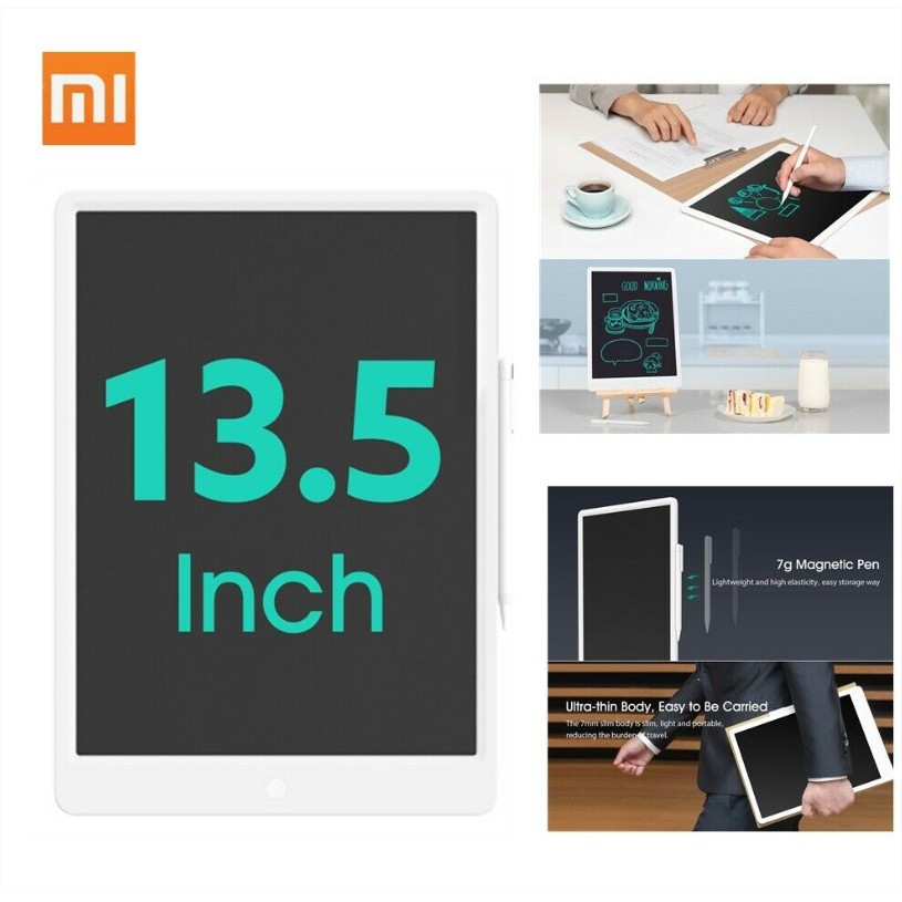 XIAOMI MIJIA LCD DRAWING PAD 13.5 INCH WRITING TABLET MINI BLACKBOARD PAPAN GAMBAR