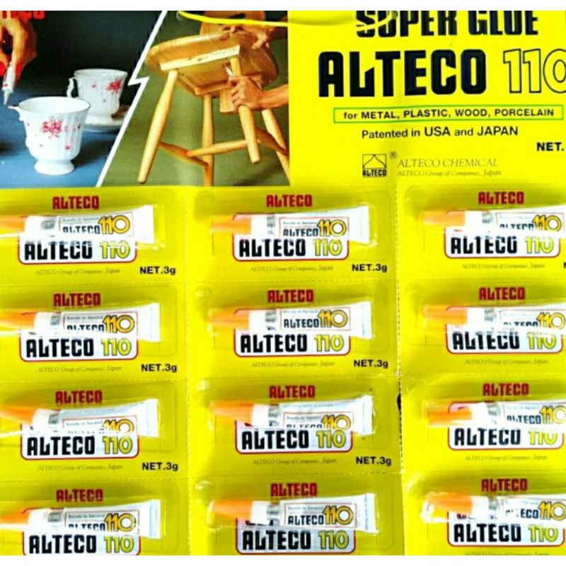 Lem Super Glue Alteco Alteko 110 japan 3gr