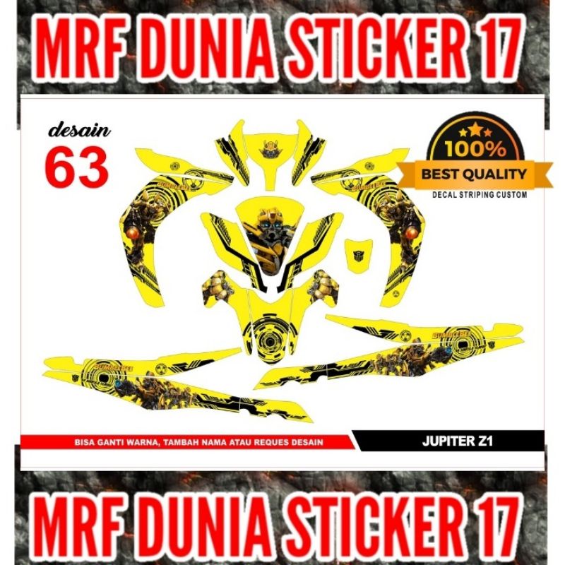 Sticker decal Jupiter Z1 Full Body Striping Jupiter Z1 Sticker Jupiter Z1 Sticker Jupiter Z1 63