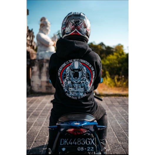 HOODIE | PROSTREET | RIDER FROM SPACE V.2 | BLACK | NEW | ORIGINAL SIZE M