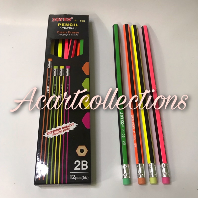 

PENSIL 2B JOYKO CLEAN ERASER P-103 1 PACK