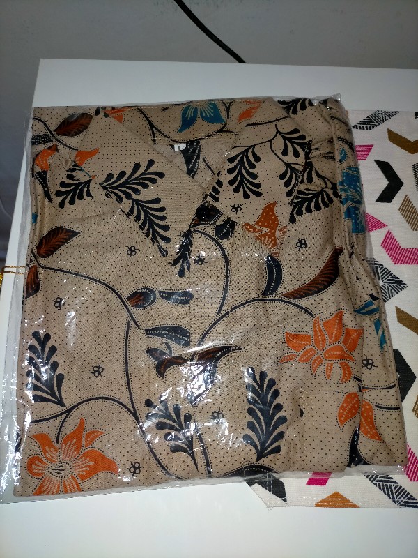 Maura Couple - Sania Ruffle Batik Couple Ori Ndoro Jowi Dnt Garansi