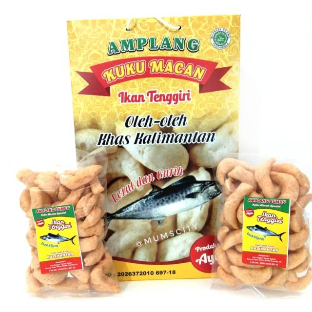 

Kerupuk Amplang Bumbu Kuku Macan Ikan Tenggiri Ayin - Kemasan Kotak
